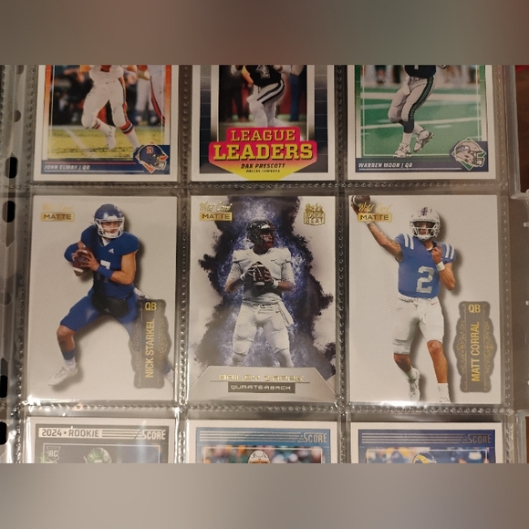 NFL Quarterback 9 Card Pack Assorted Mint Cards - Picture 3 of 16